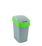 Curver odpadkový kôš Flipbin 25l strieborná/zelená 02171-P80