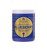 Kallos KJMN revitalizačná maska (Blueberry Revitalizing Hair Mask with Blueberry Extract and Avocado Oil) 1000 ml
