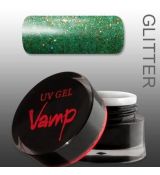 Moyra Vamp farebný gél 812 Green Day, Glitter Collection 5g
