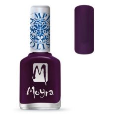 Moyra Stamping lak 04 tmavo fialový
