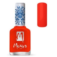 Moyra Stamping lak 21 neon oranžovo - červený