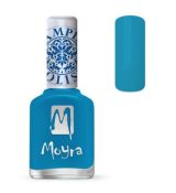 Moyra Stamping lak 22 tyrkysovo - modrý