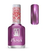 Moyra Stamping lak 28 chróm fialový