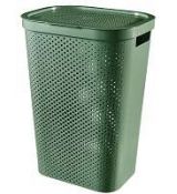 Curver Koš na špinavé prádlo INFINITY 59L recyklovaný plast zelený 04754-S86