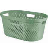 Curver Kôš na čisté prádlo INFINITY 39L recyklovaný plast zelený 04755-S86